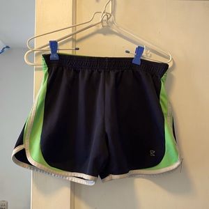 Women’s running shorts.